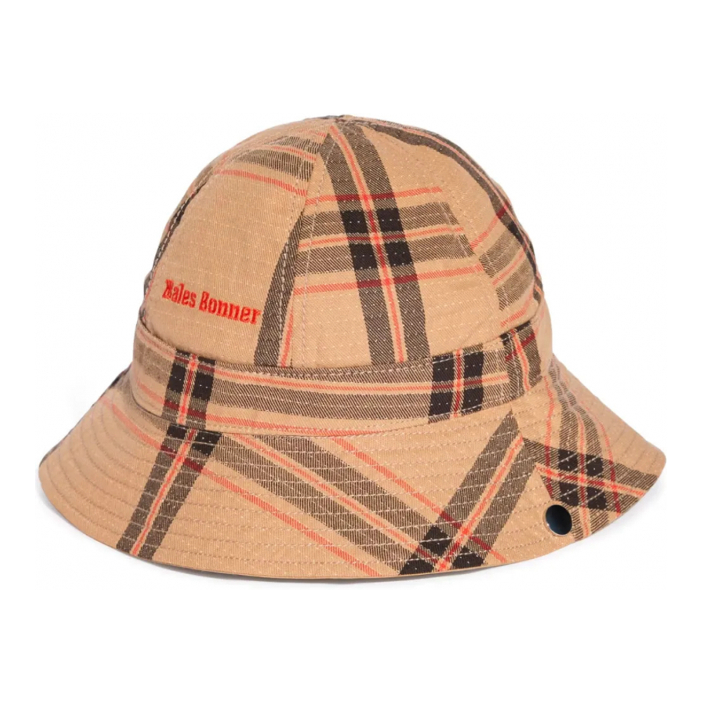 Chapeau 'x Wales Bonner Check-Print' pour Hommes