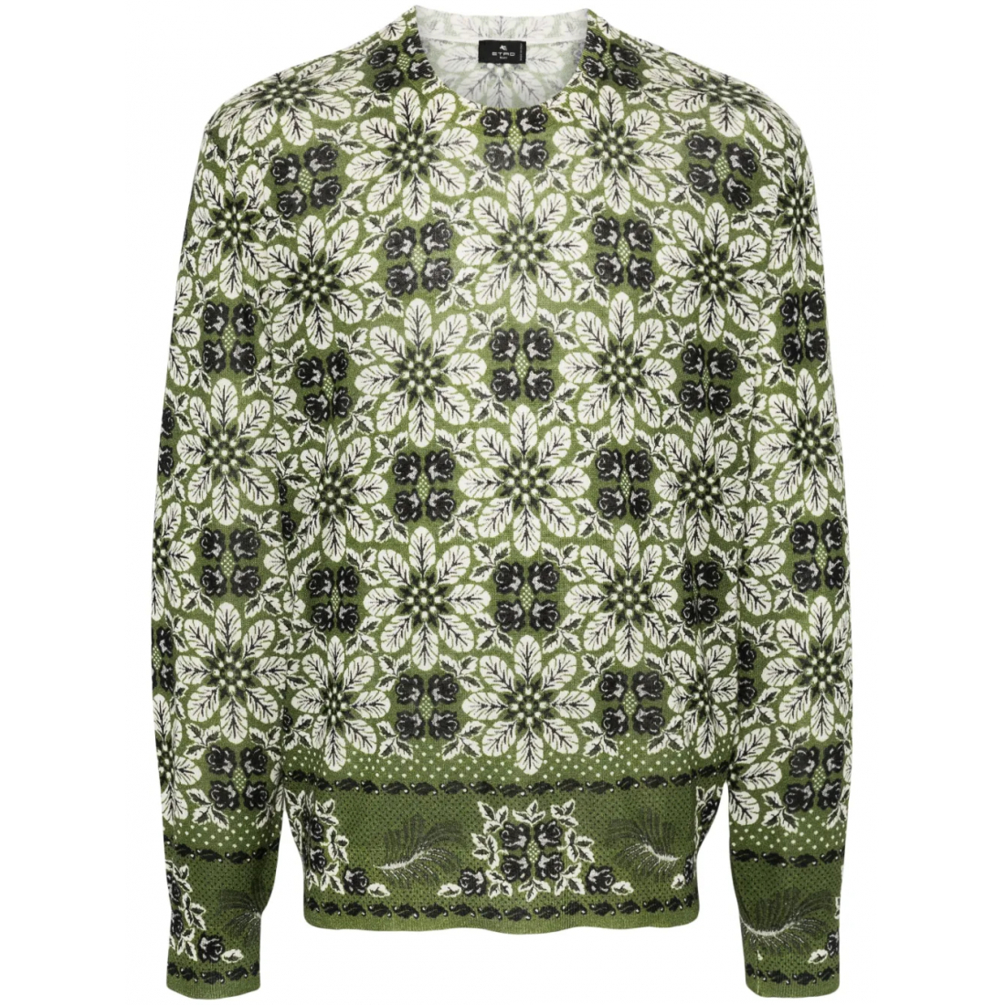 Pull 'Floral-Print Fine' pour Hommes