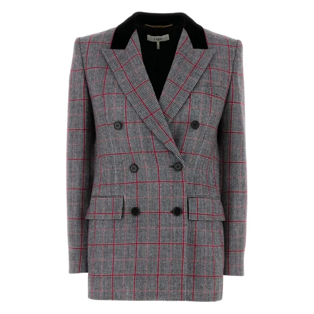 Blazer 'Check-Pattern' pour Femmes