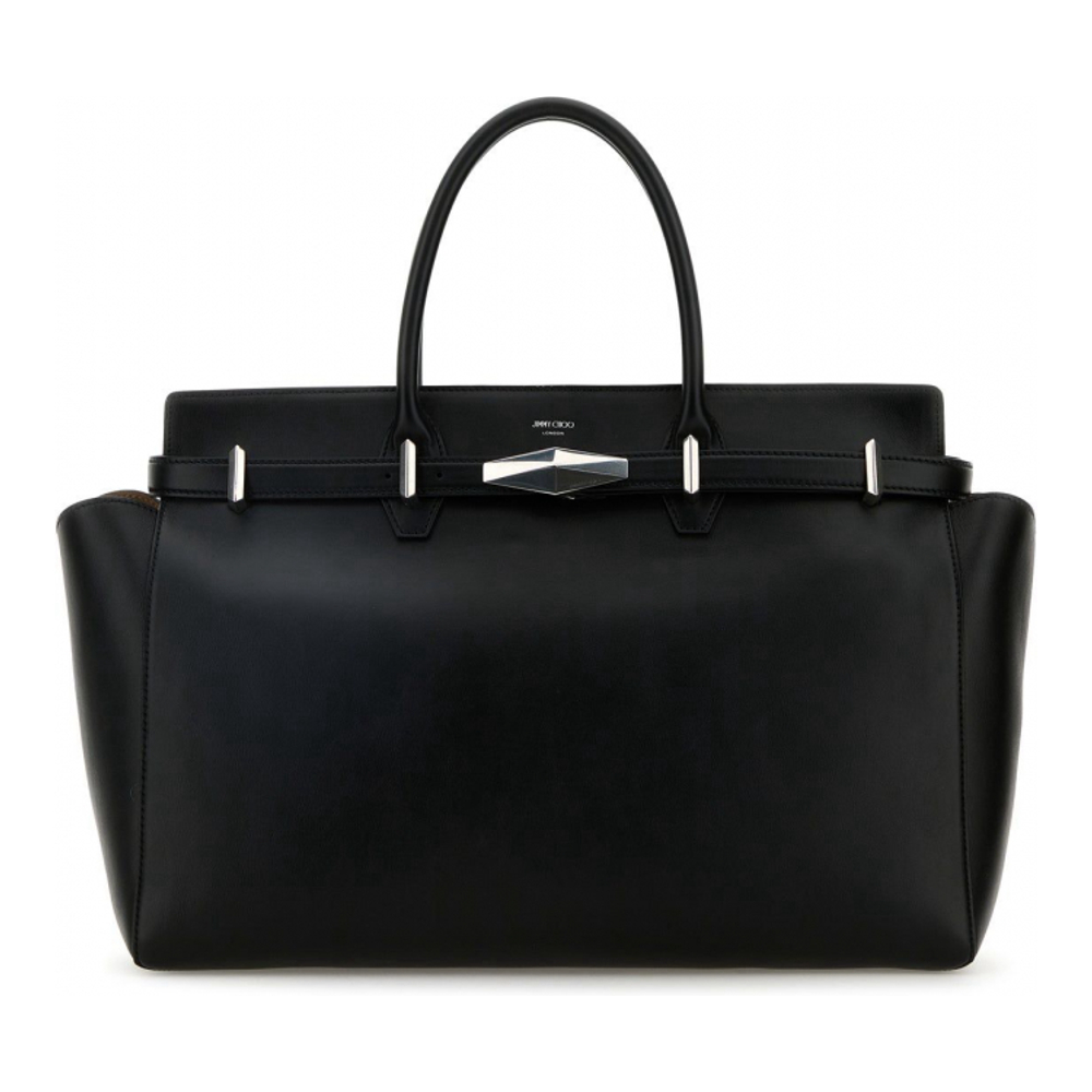 Women's 'Large Diamond Belted' Shopping Bag