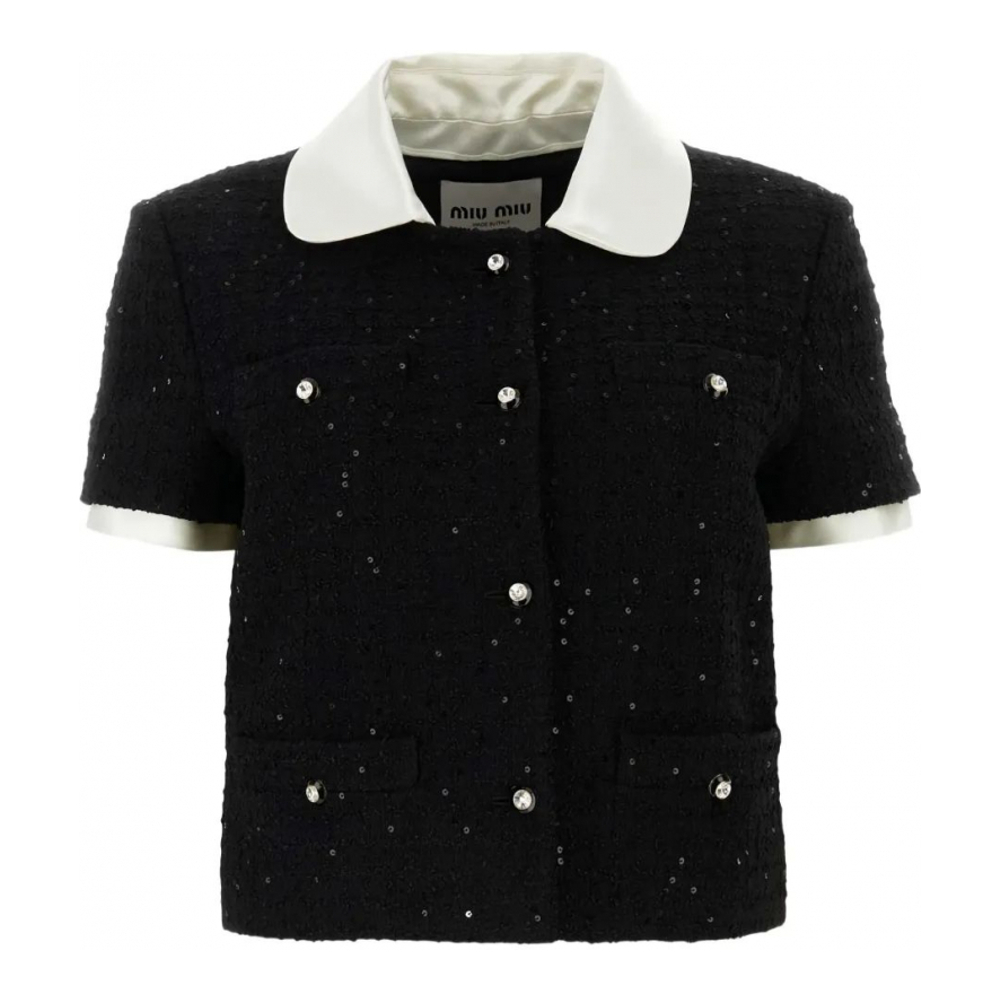 Veste 'Bouclé Single-Breasted' pour Femmes