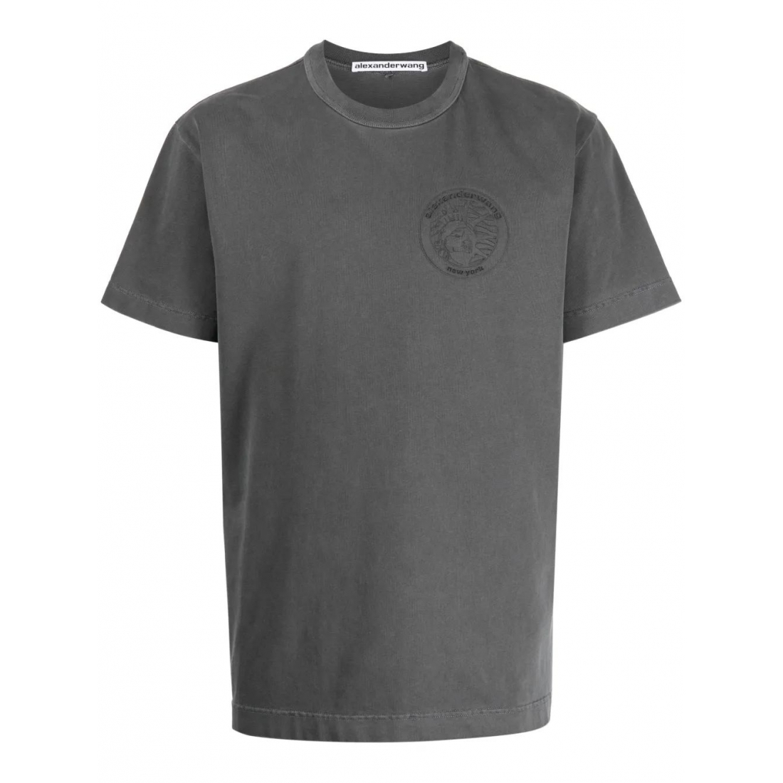 T-shirt 'Statue Of Liberty-Embossed Crew Neck'