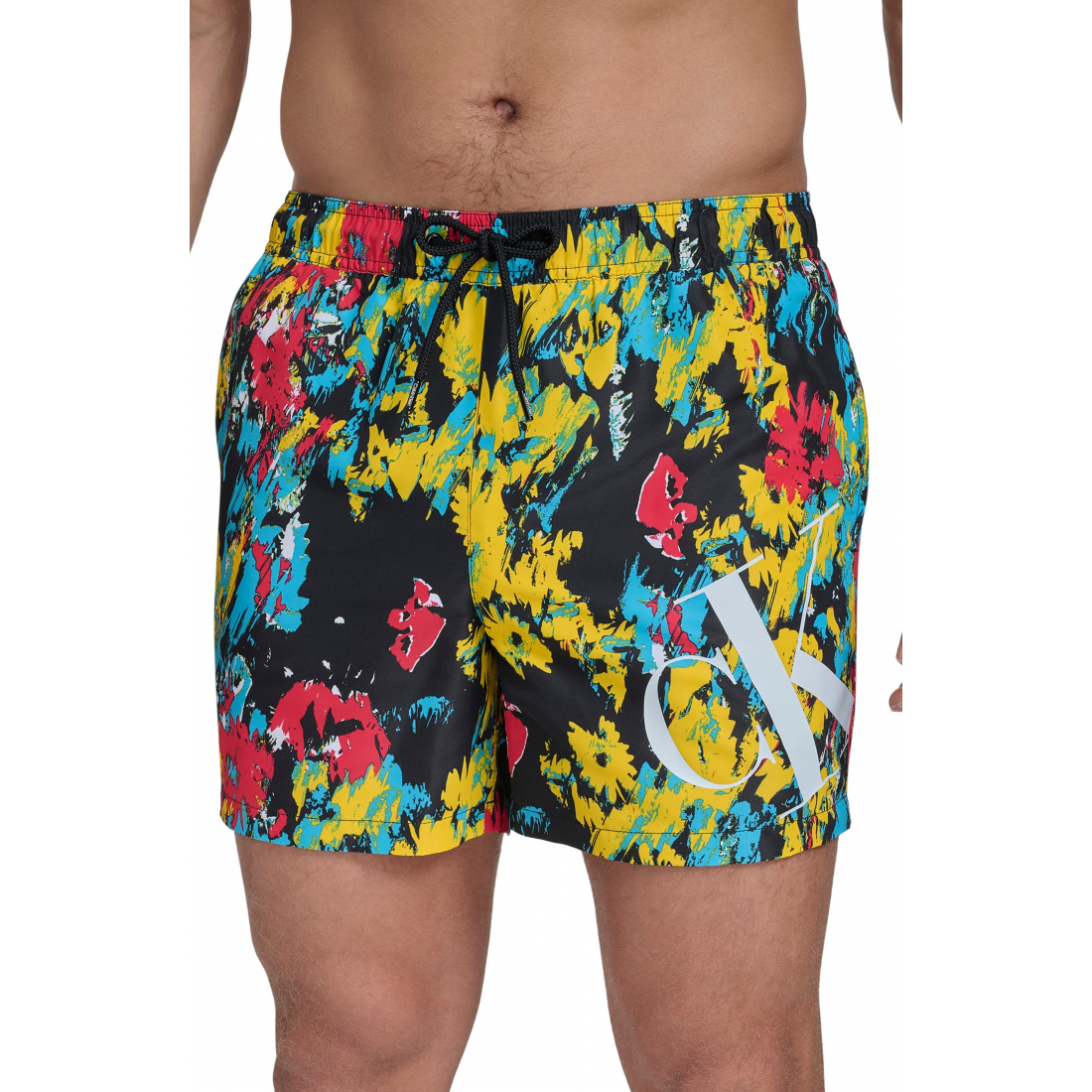 Men's 'Outline Volley' Swimming Trunks
