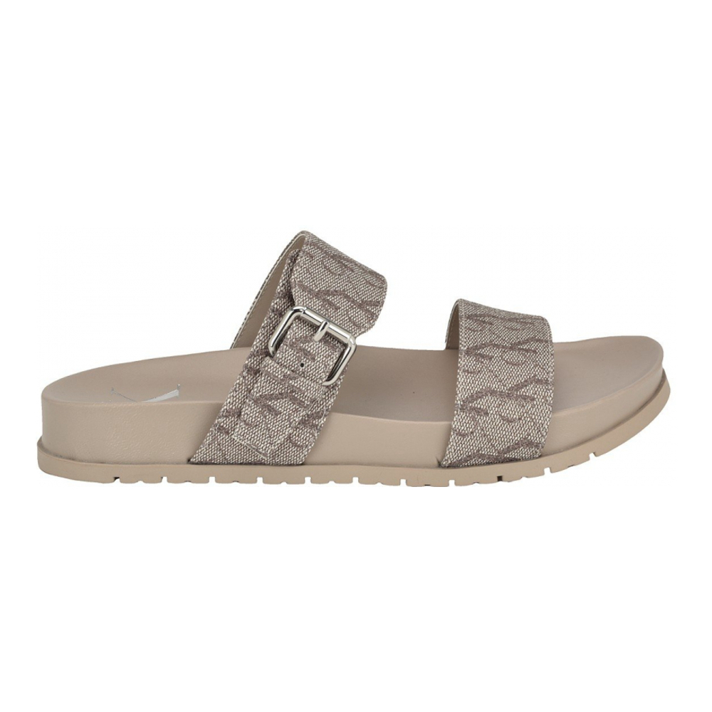 Femmes's 'Landesa Double Band Flat Slip-On' Claquettes