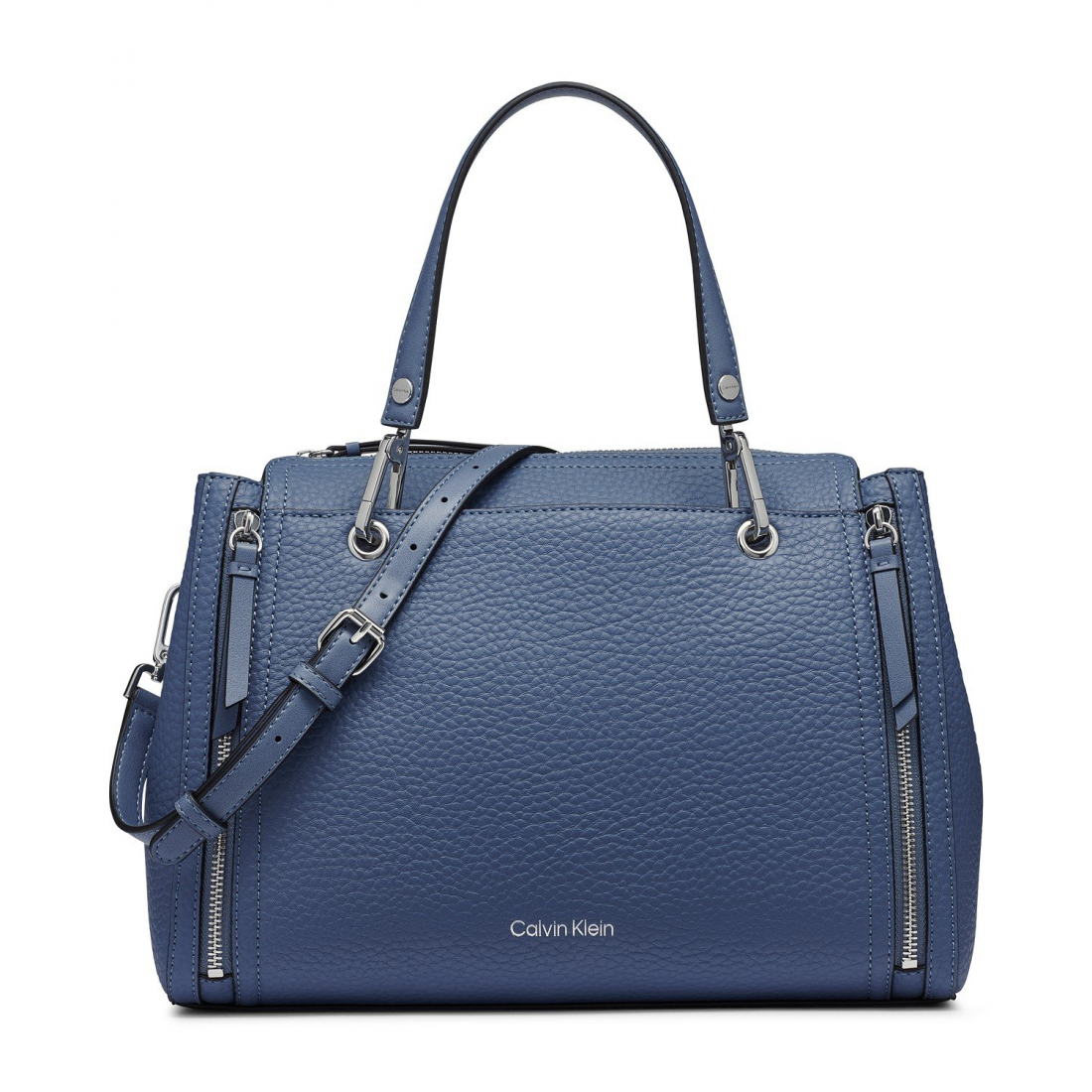 Women's 'Garnet Triple Compartment Top Zipper' Satchel