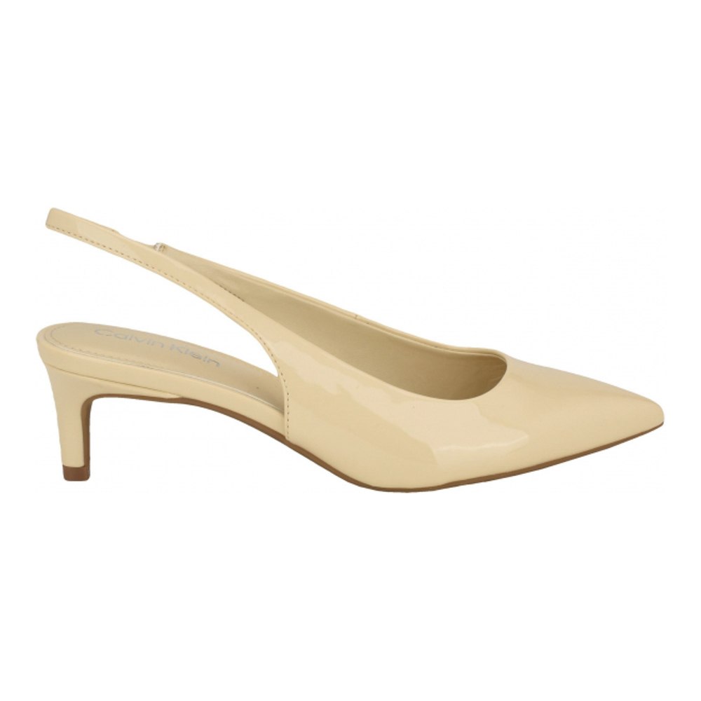 Women's 'Dainty Kitten Heel Pointed Toe' Slingback Pumps