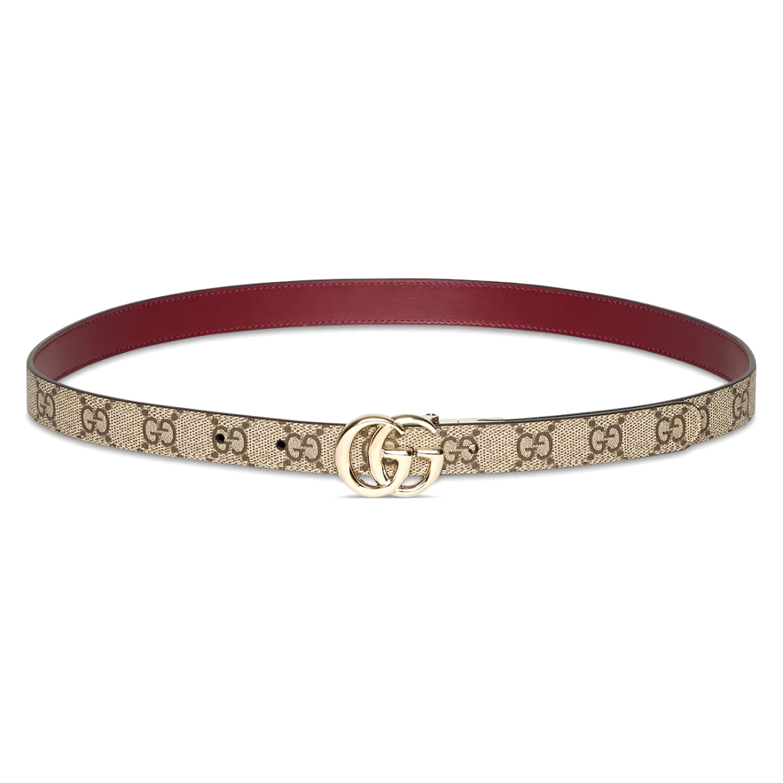 Ceinture 'Reversible GG Marmont Thin' pour Femmes