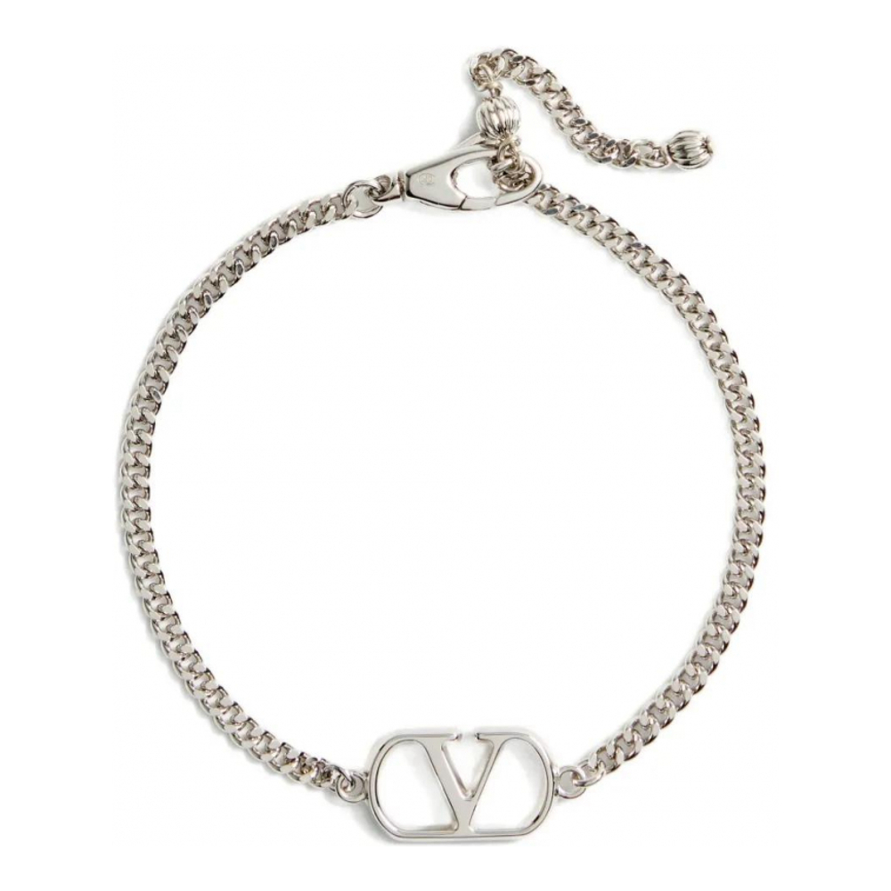 Men's 'Logo Plaque Chain' Bracelet