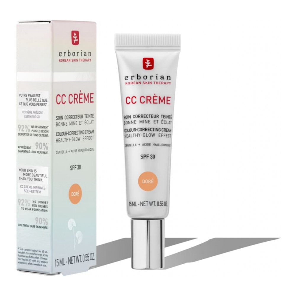 'Soin Correcteur Bonne Mine Et Éclat SPF30' CC Cream - Doré 15 ml