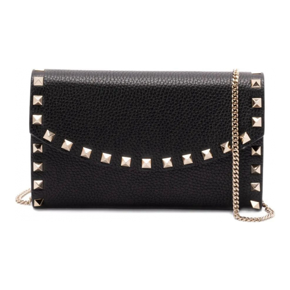 Women's 'Rockstud-Embellished Chain' Shoulder Bag