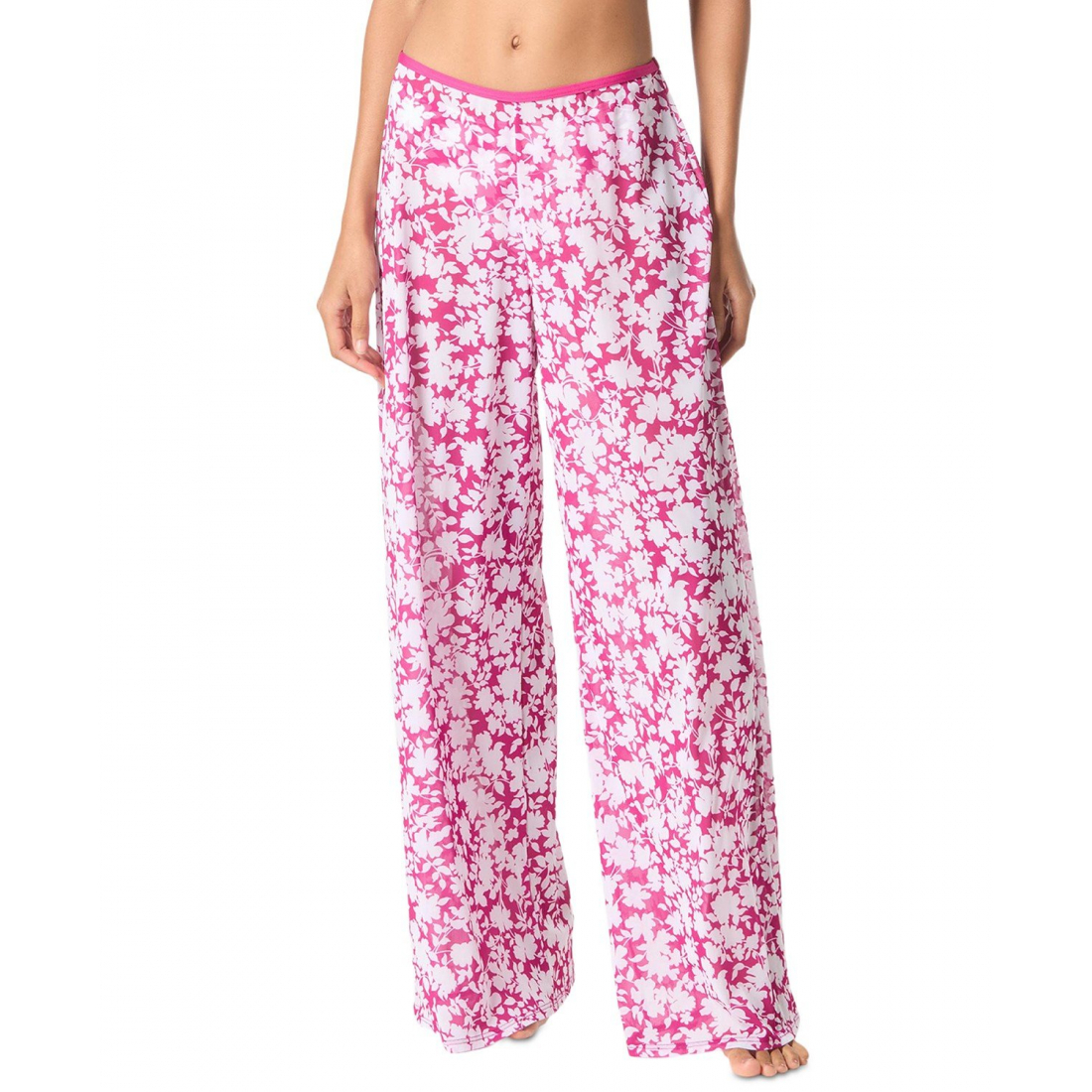 Pantalon 'Floral Print Cover-Up' pour Femmes
