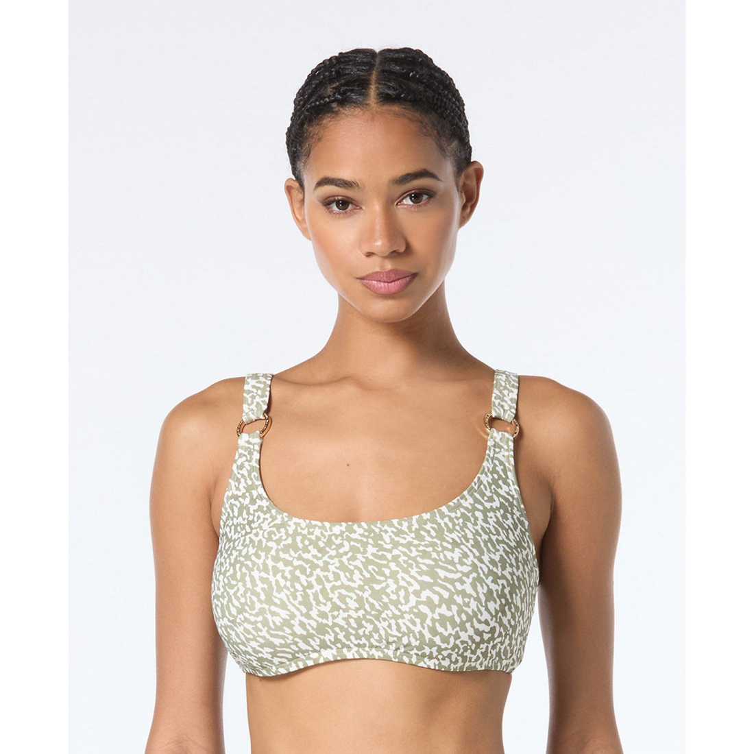 Haut de bikini 'Printed Scoop-Neck' pour Femmes