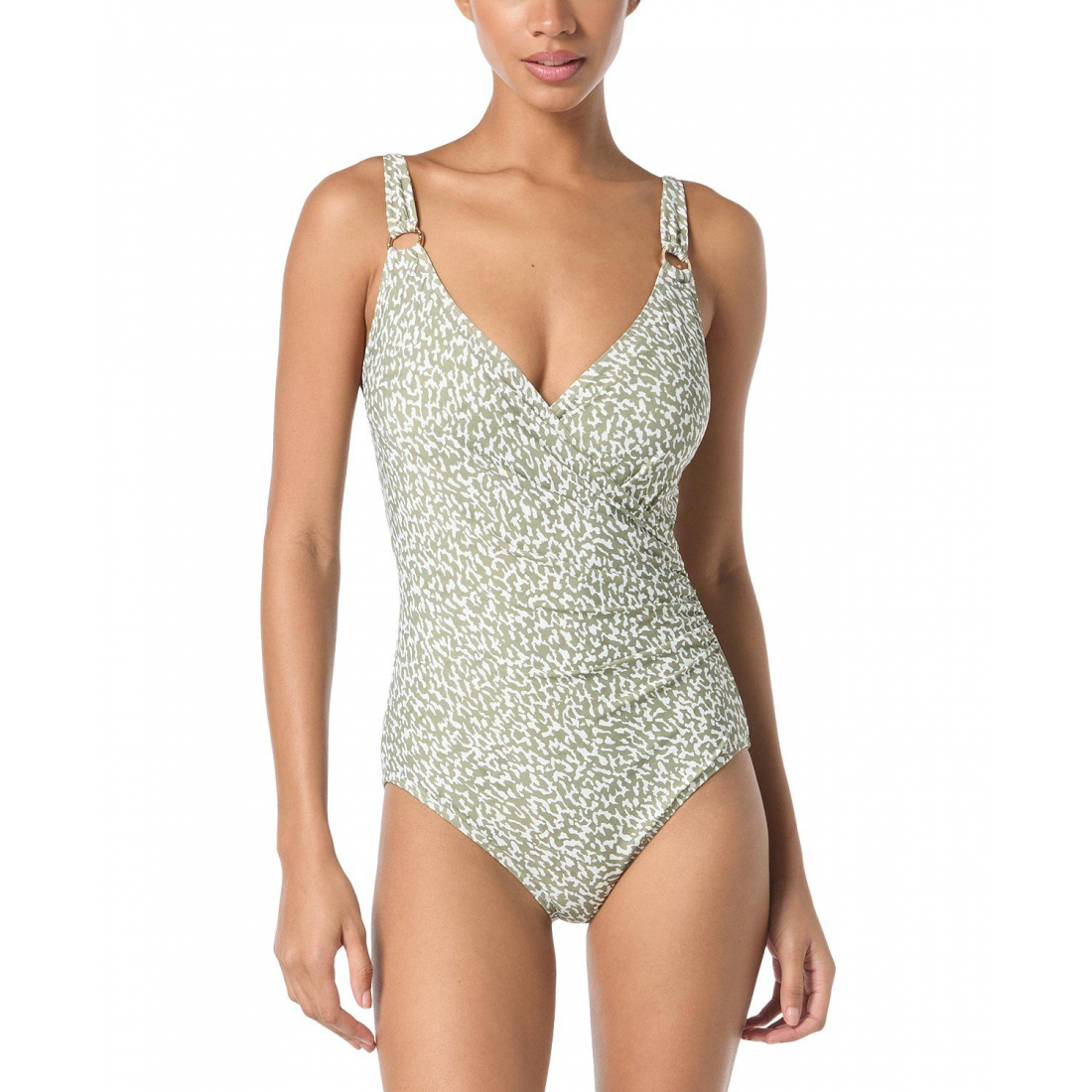 Maillot de bain 'Printed Surplice-Neck' pour Femmes