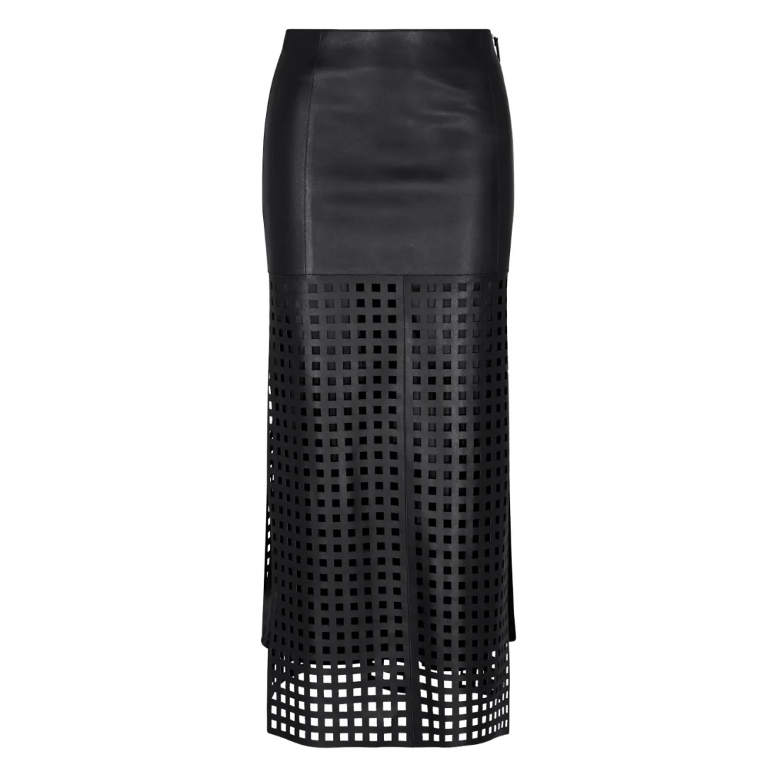 Women's 'Grid-Pattern' Midi Skirt