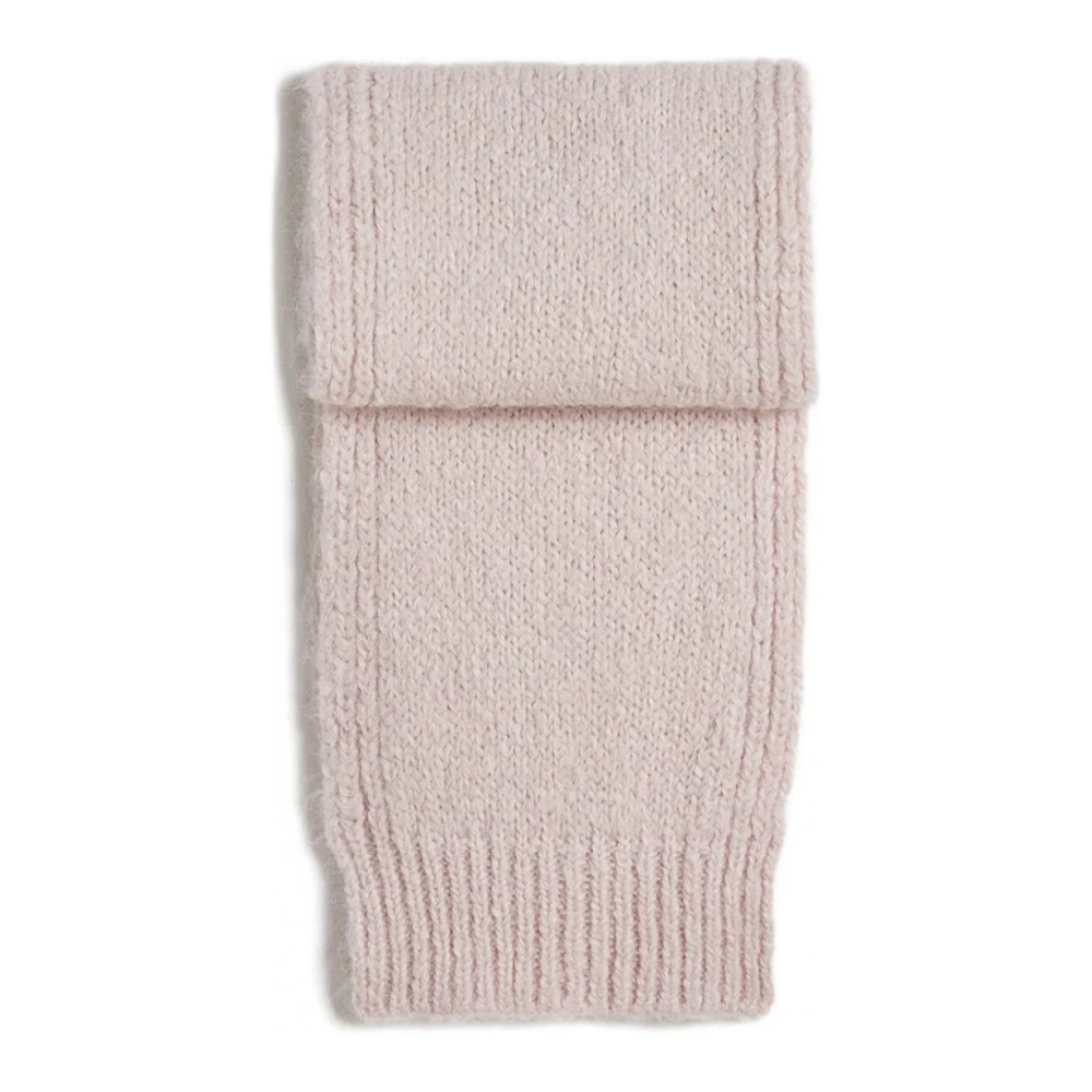 Écharpe en laine 'logo-patch' pour Femmes