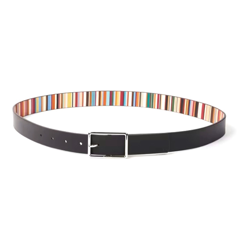 Ceinture Réglable 'Reversible Signature Stripe Cut-To-Fit' pour Hommes