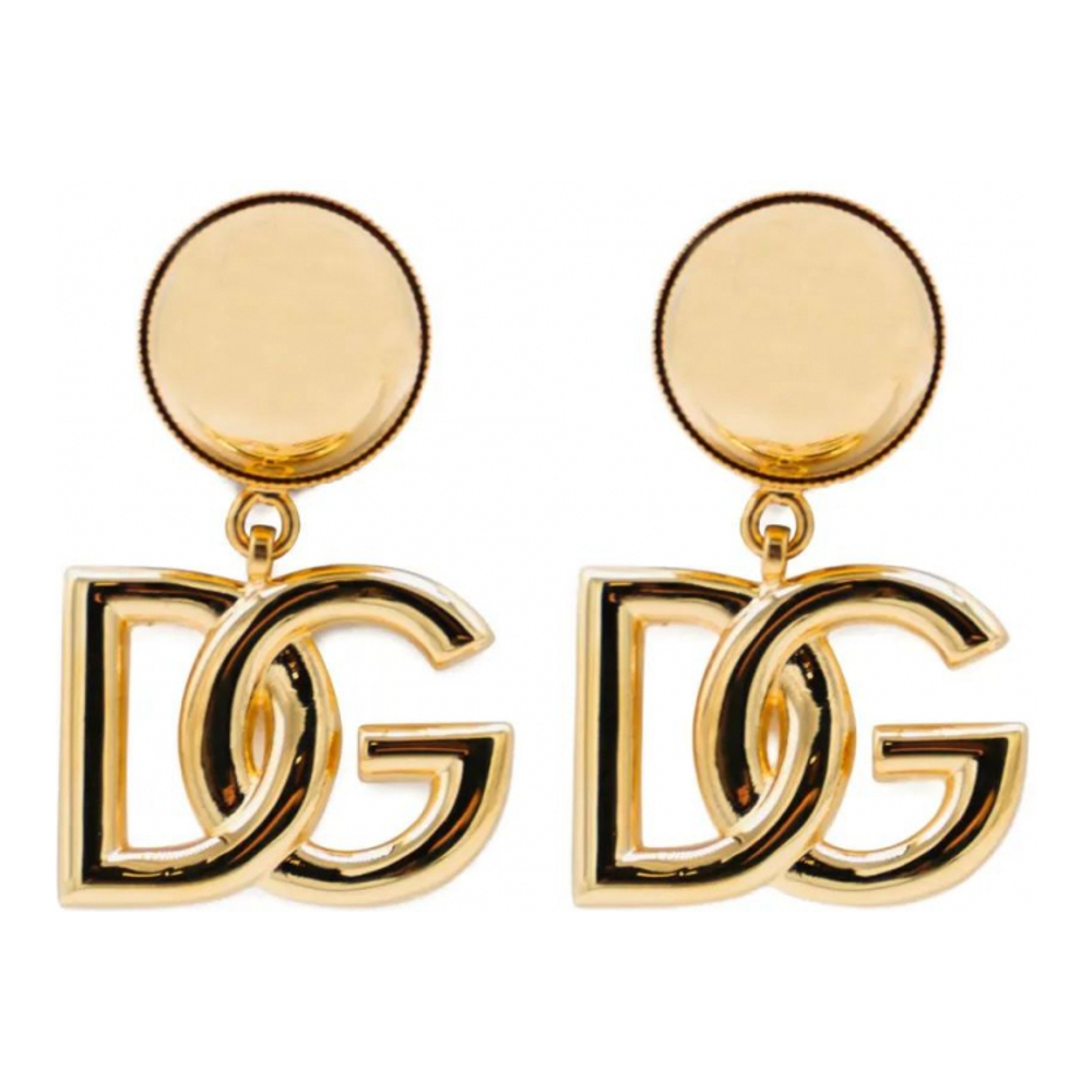 Women's 'DG-logo disc' Earrings