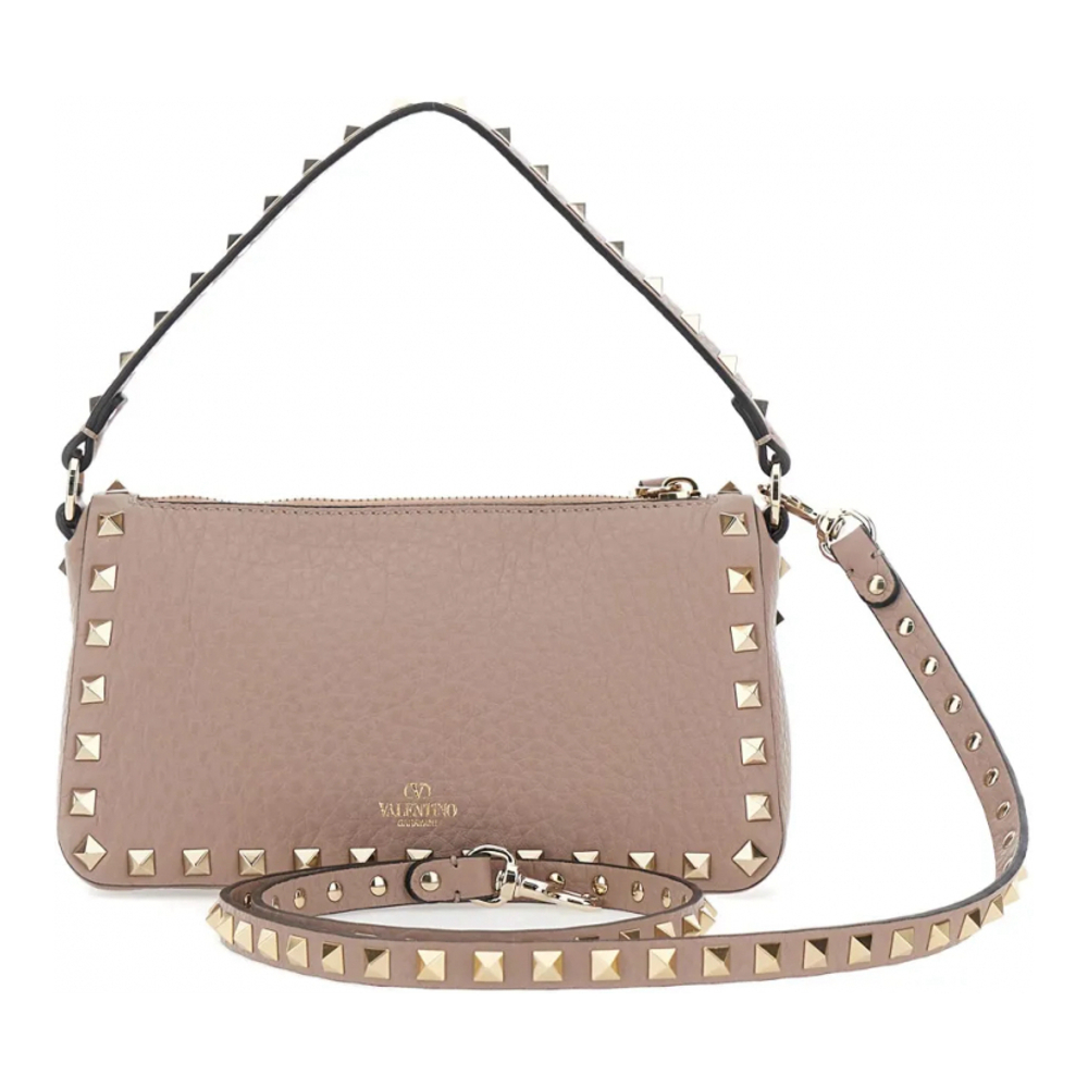 Women's 'Rockstud Zip-Fastening' Shoulder Bag