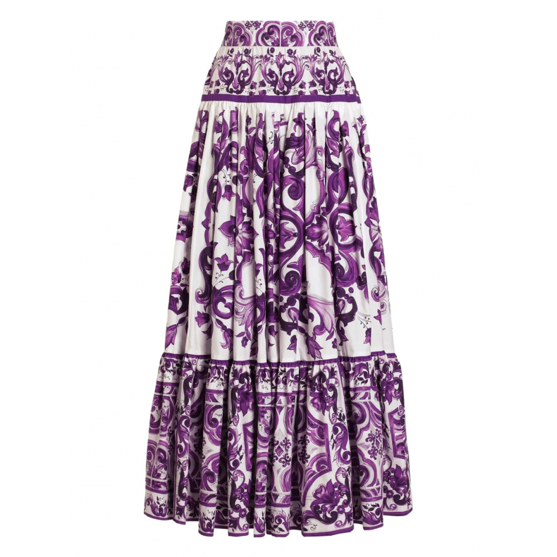 Jupe Maxi 'Majolica-Print' pour Femmes