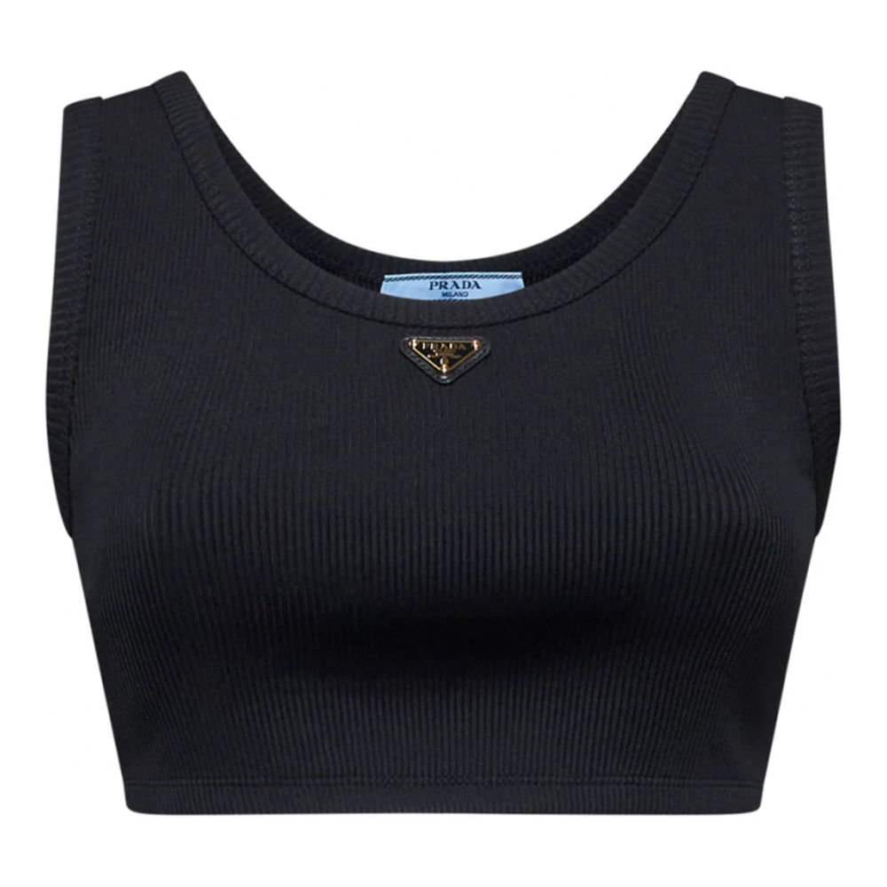 Crop Top 'Ribbed Knit' pour Femmes