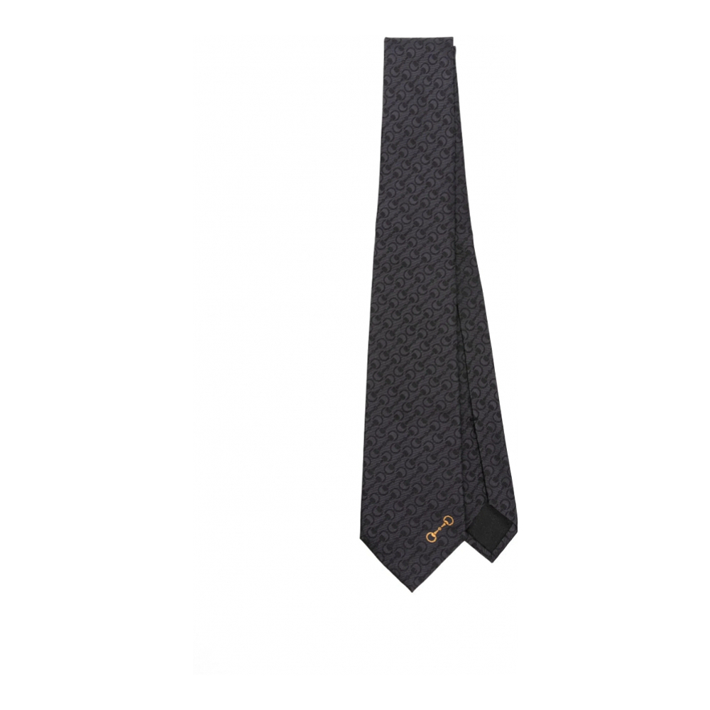 Cravate 'Horsebit Jacquard' pour Hommes