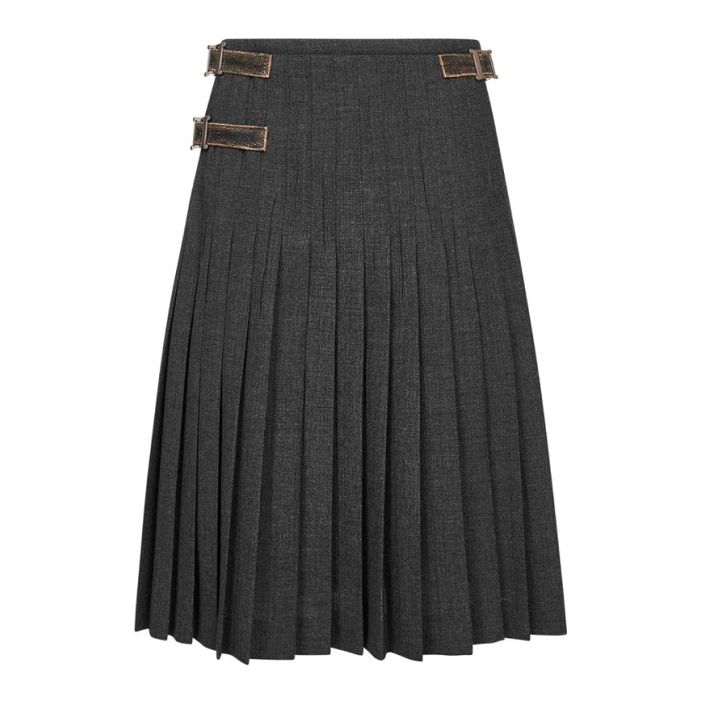 Women's 'Rush Stitch Pleated' Midi Skirt