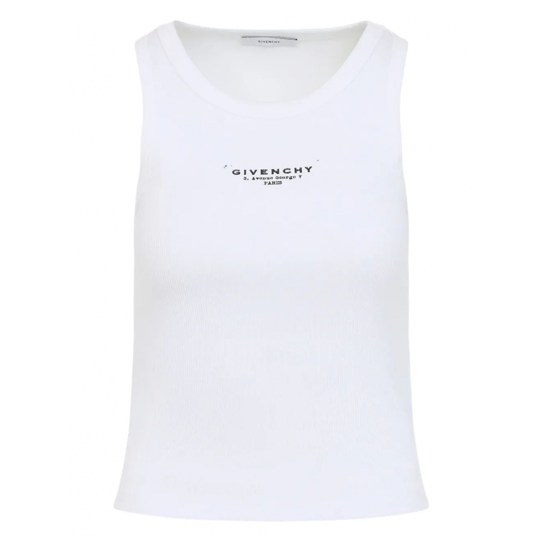 'Ribbed Logo' Trägershirt für Damen