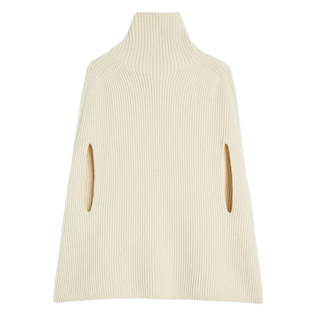 Cape 'High-Neck Ribbed' pour Femmes