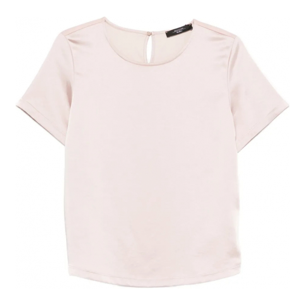 Top à manches courtes 'Keyhole-Neck' pour Femmes