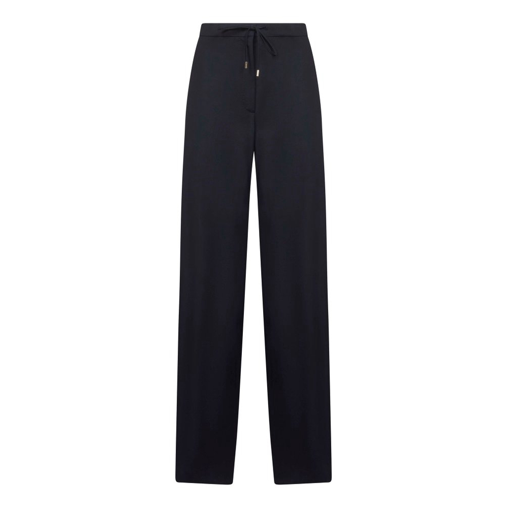 Pantalon 'High-Waist Drawstring' pour Femmes