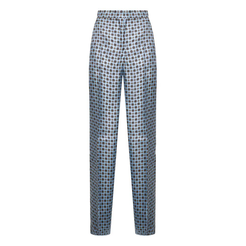 Pantalon 'High-Waist Pattern-Printed' pour Femmes