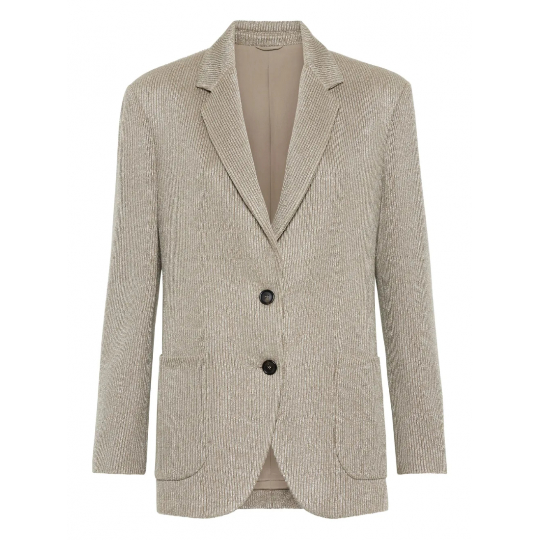 Blazer 'Monili Chain-Detail Ribbed' pour Femmes