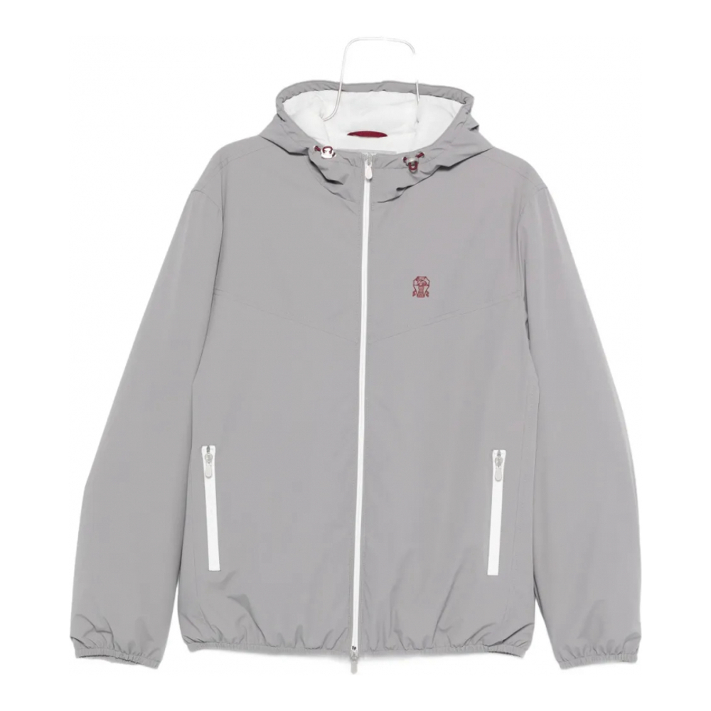 Veste 'Hooded Zip-Front' pour Hommes