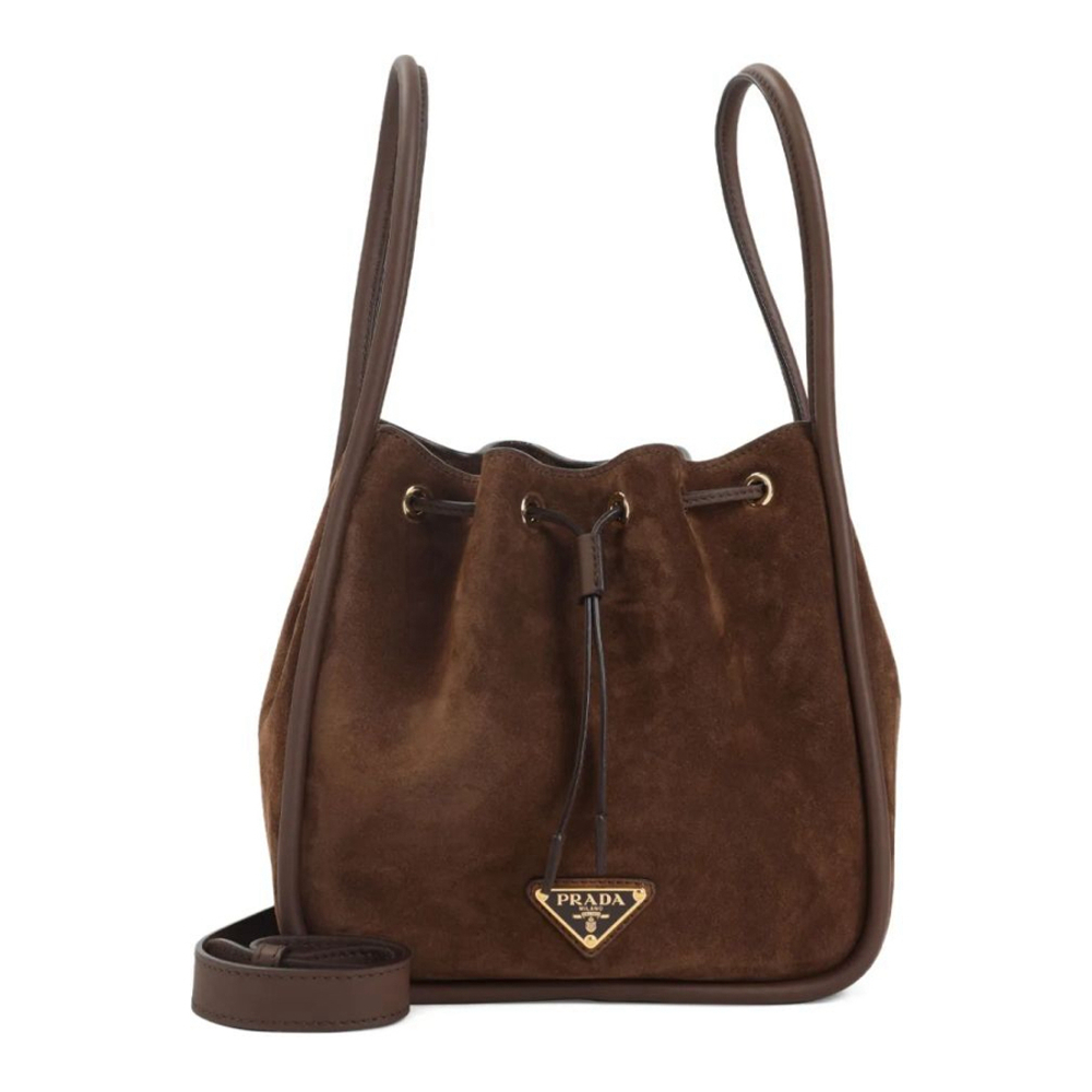 Sac Cabas 'Small Logo-Plaque Drawstring' pour Femmes