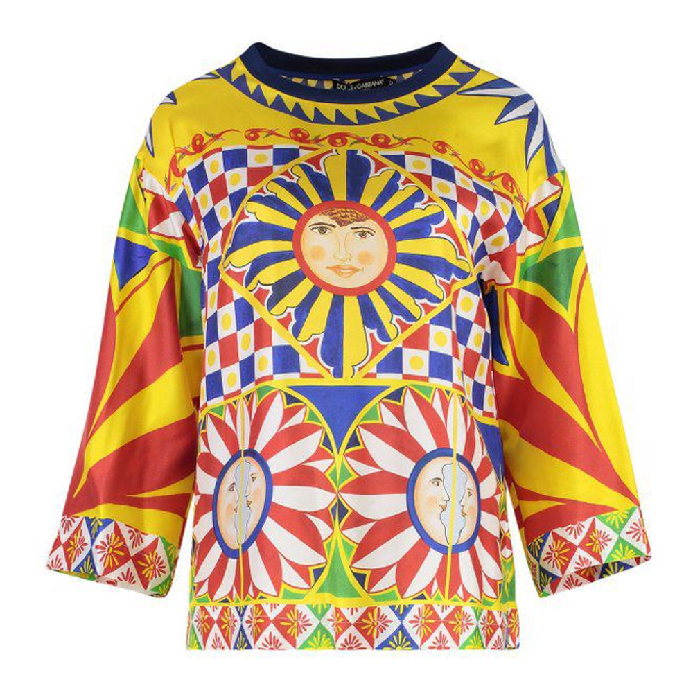 Top 'Carretto Printed' pour Femmes