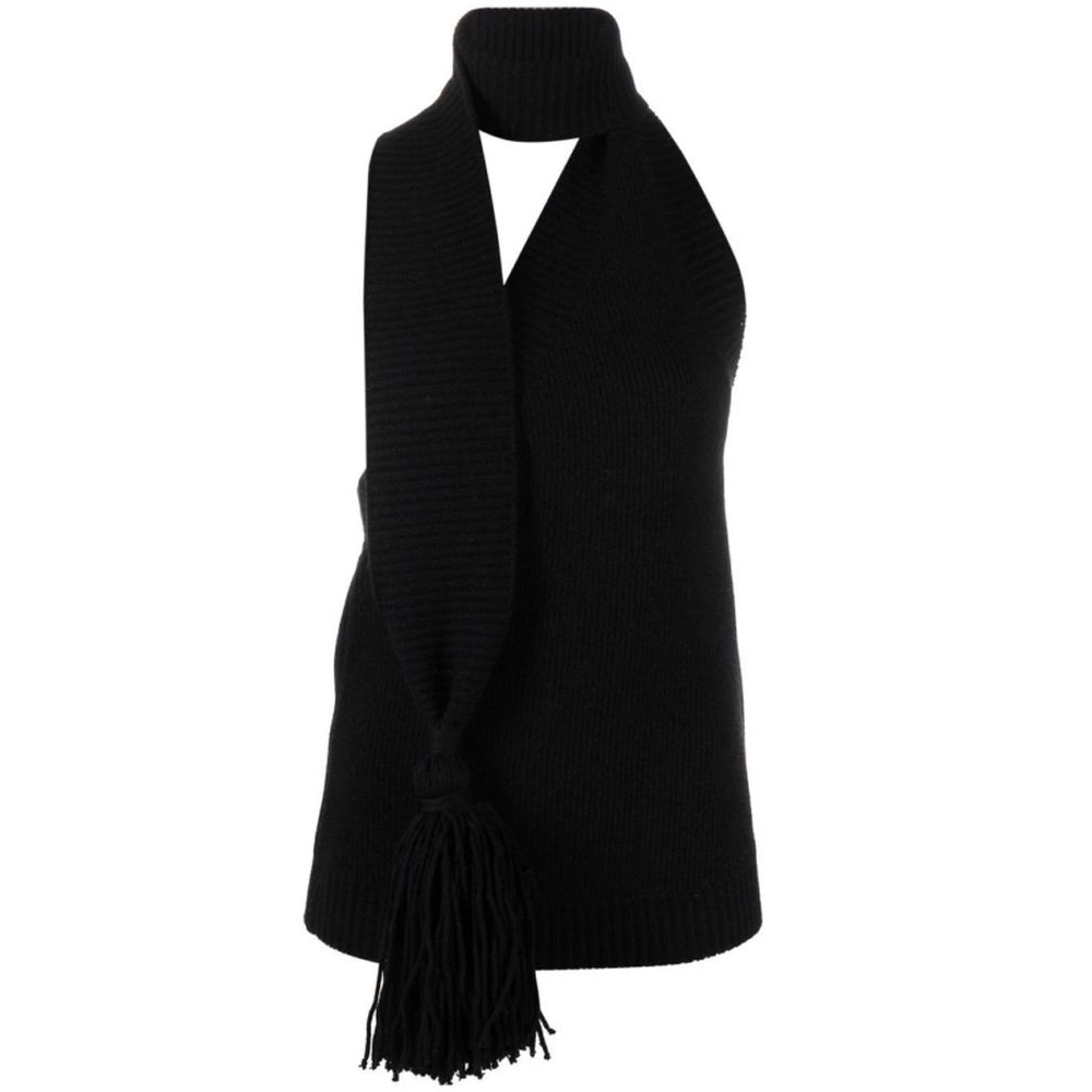 Haut à une épaule 'Knitted' pour Femmes