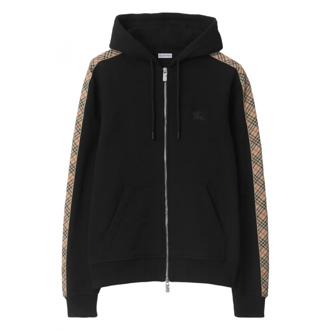 Men's 'check-Trim' Hoodie