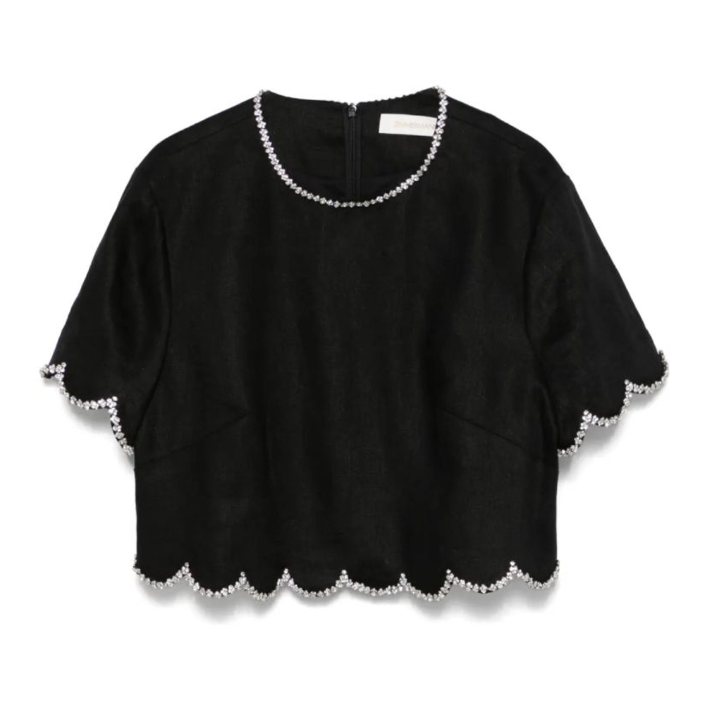 Top à manches courtes 'Crush' pour Femmes