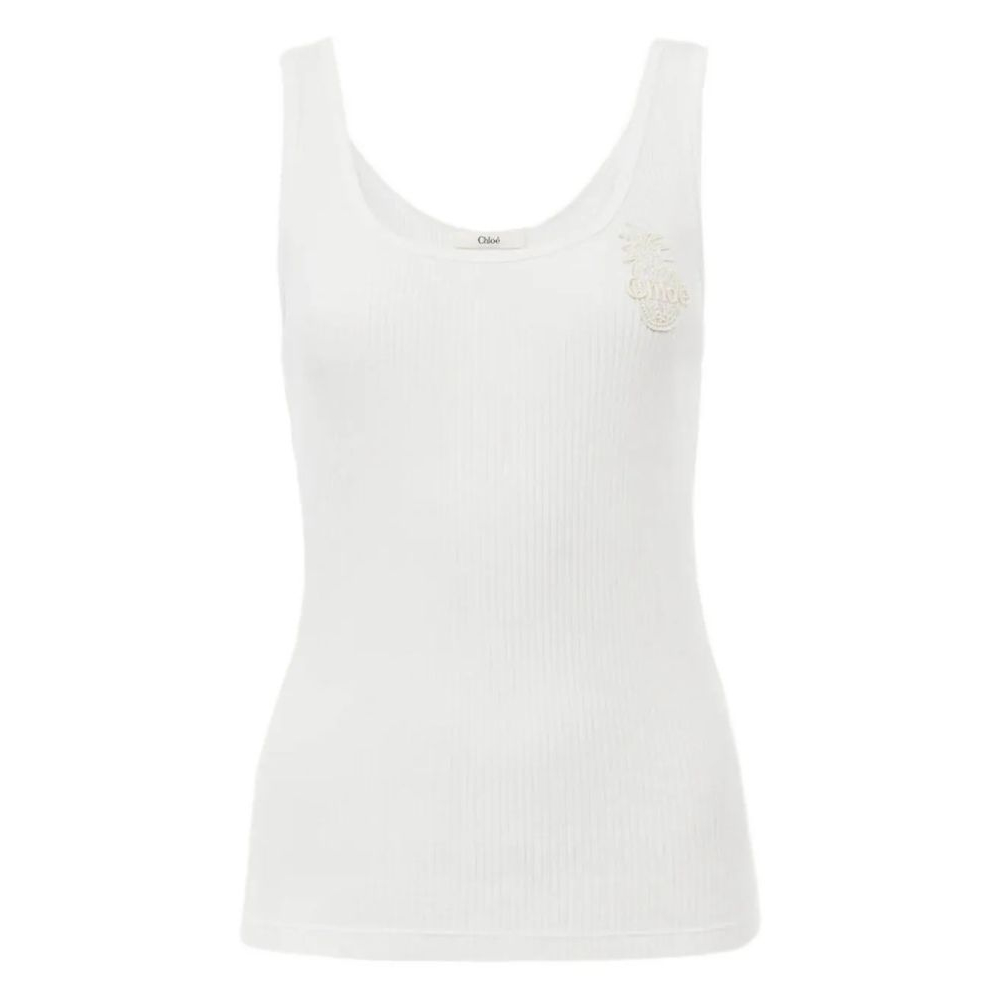 Women's 'Broderie-Anglaise' Tank Top