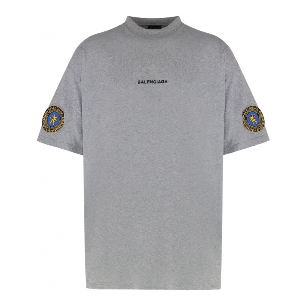 T-shirt 'Embroidered-Sleeve' pour Hommes