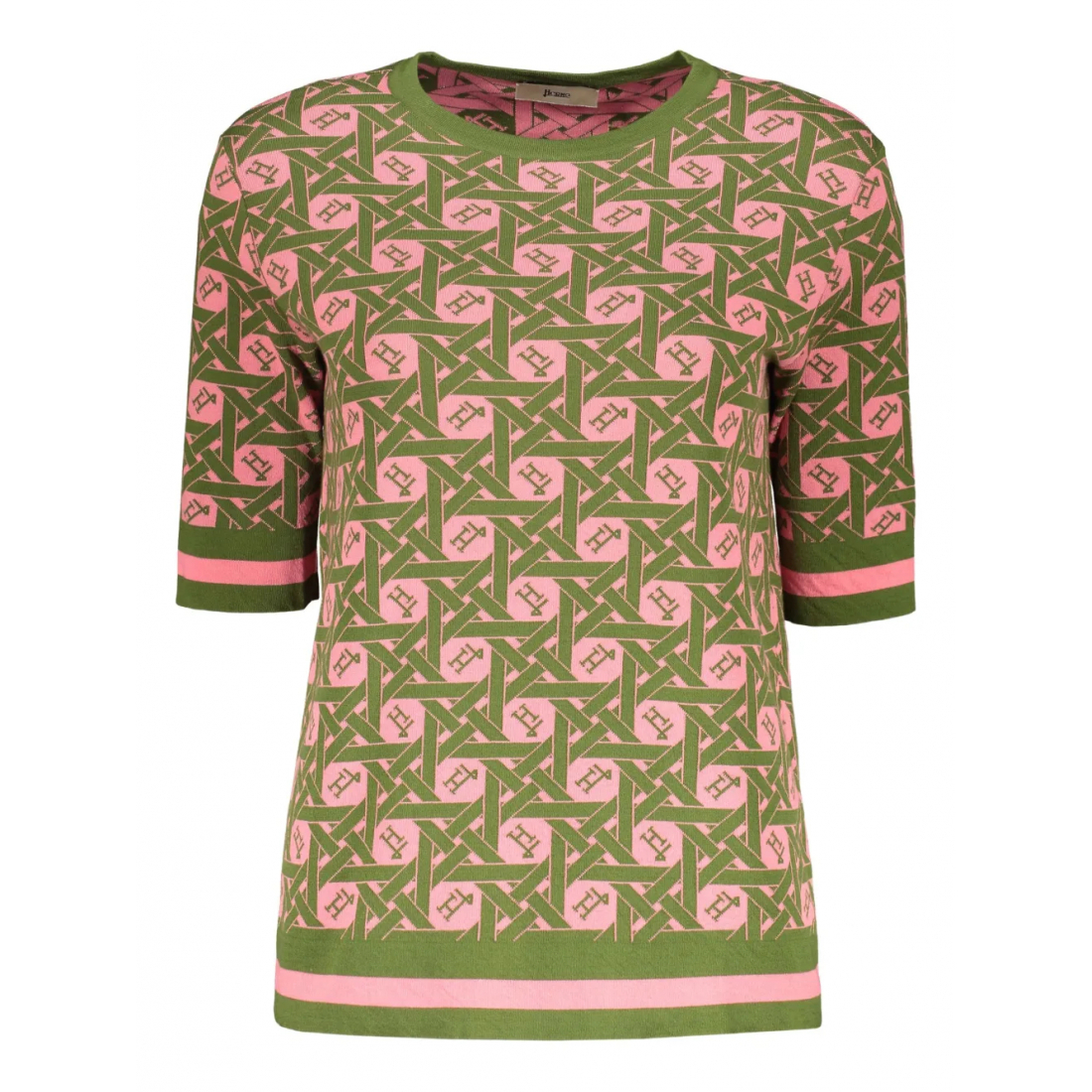 T-shirt 'Patterned-Jacquard' pour Femmes