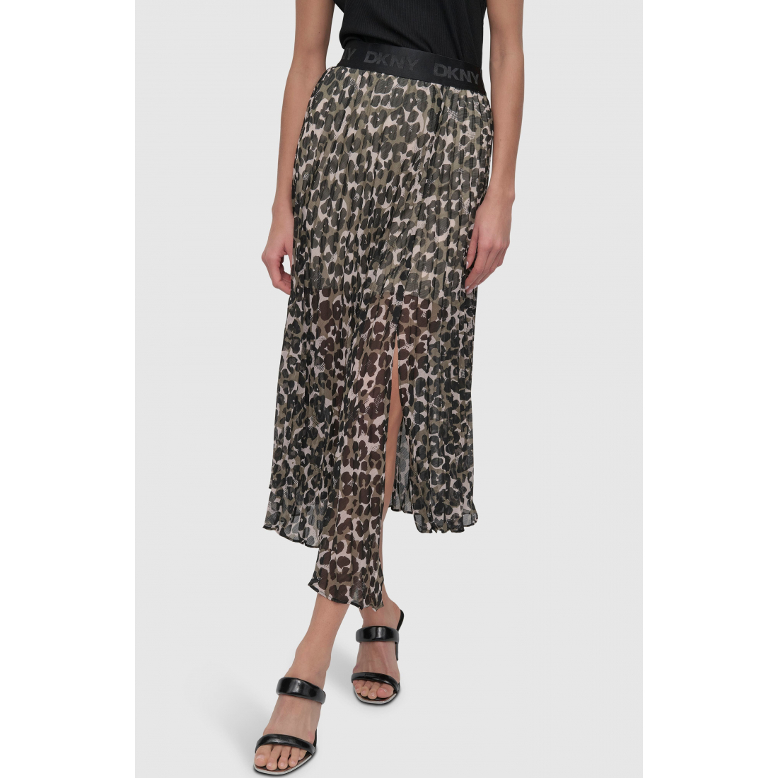 Women's 'Print Asymmetric' Midi Skirt