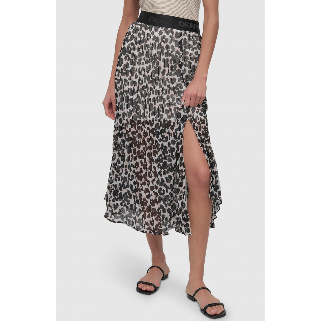 Women's 'Print Asymmetric' Midi Skirt