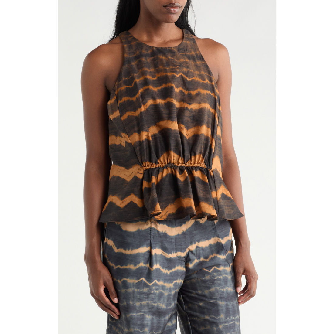 Débardeur 'Gathered Front Voile' pour Femmes