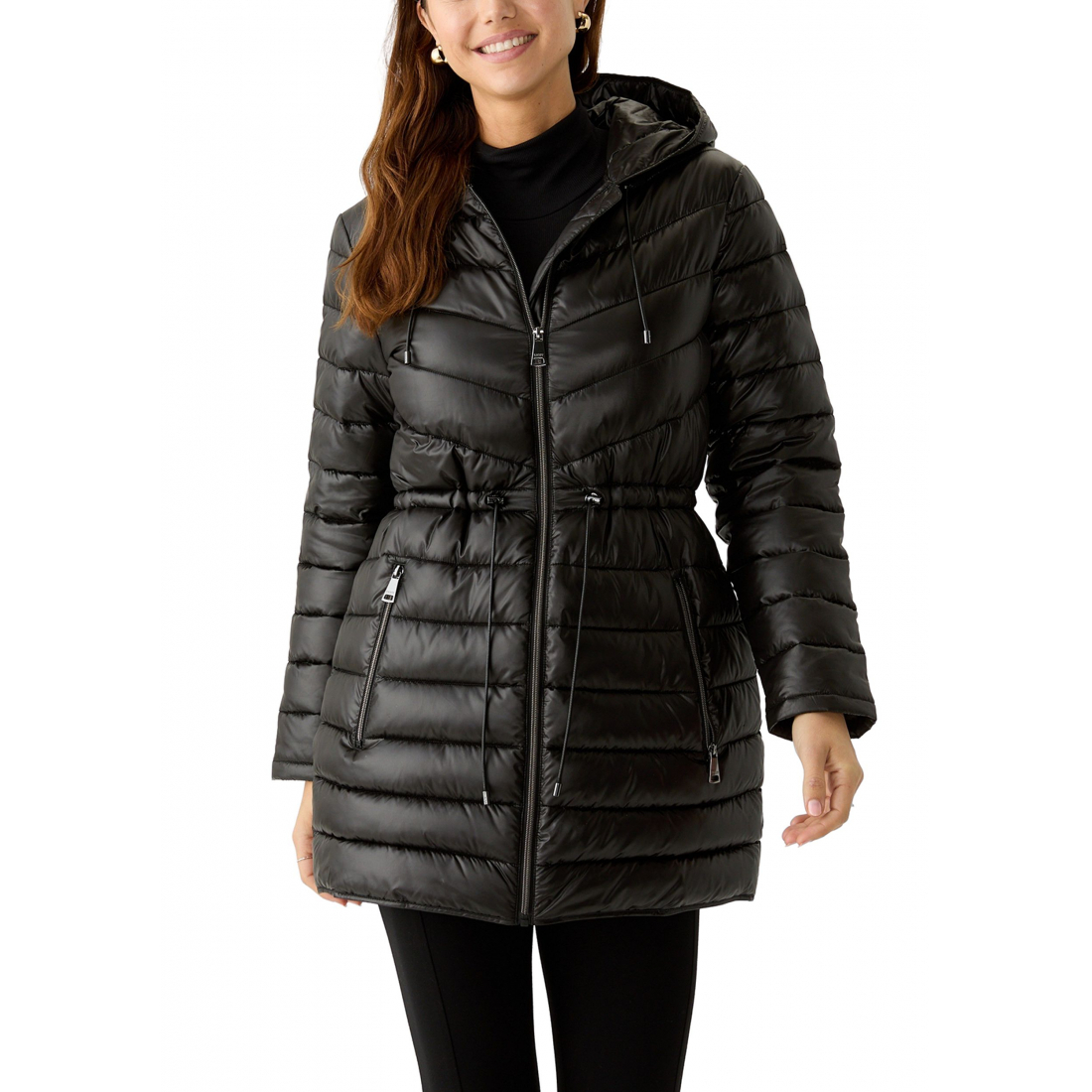 Veste matelassée 'Packable Mid Length' pour Femmes
