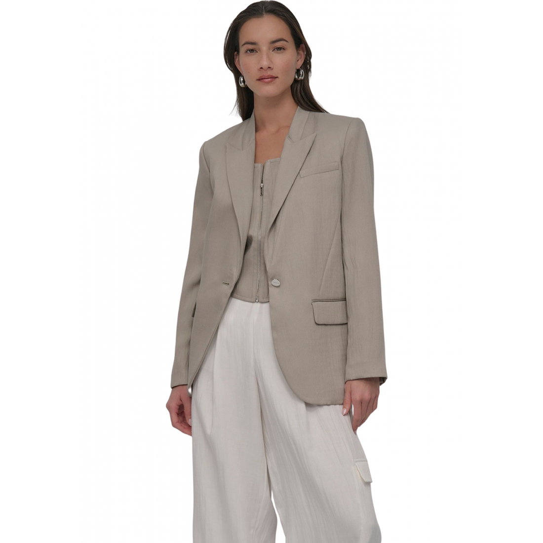 Blazer 'Notch Collar' pour Femmes