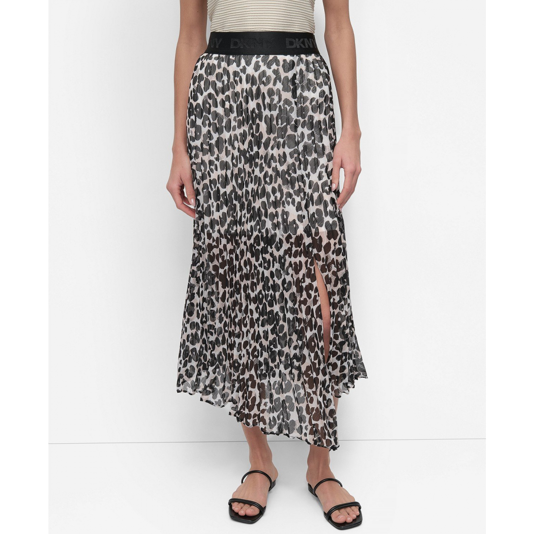 Jupe Midi 'Printed Chiffon' pour Femmes