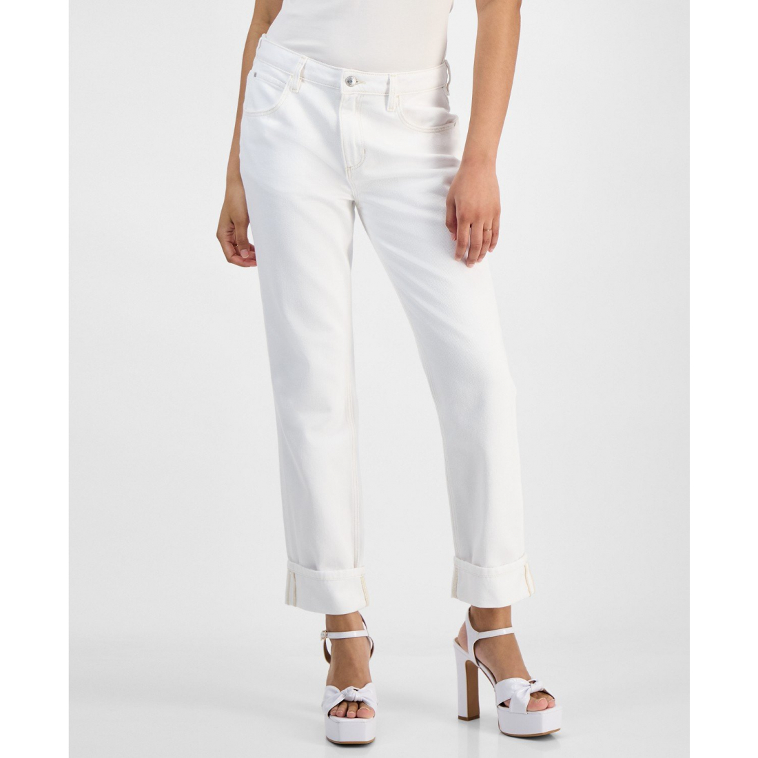 Jeans 'Celia Boyfriend High-Rise Cuffed-Hem' pour Femmes