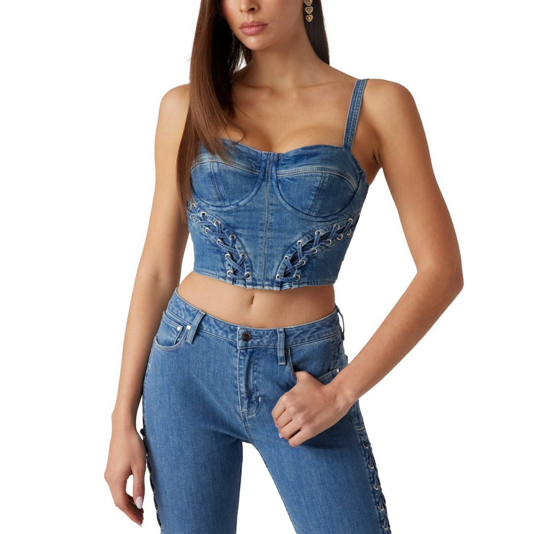 Guêpière Top 'Lace-Up Marsy' pour Femmes