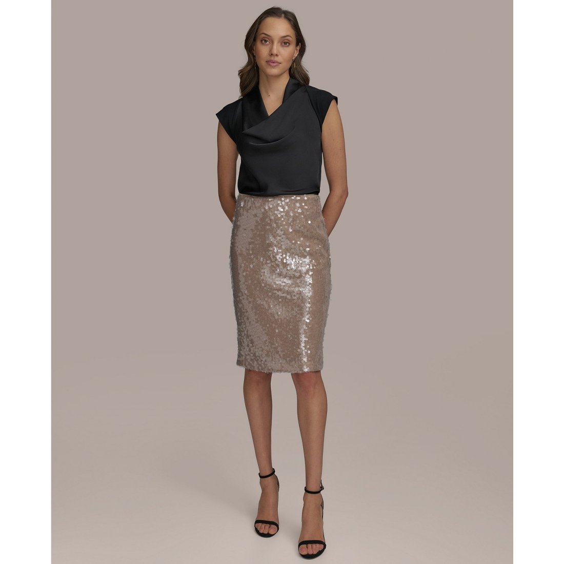 Jupe crayon 'Sequined' pour Femmes